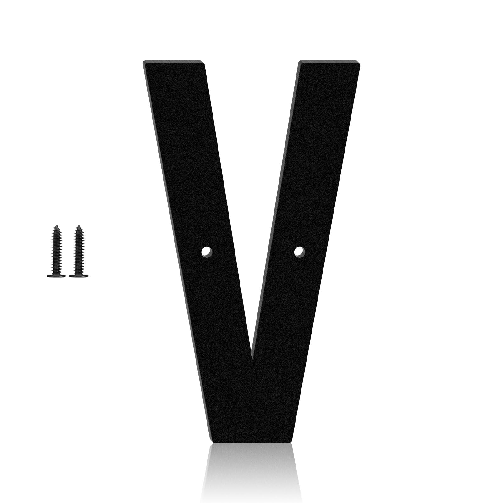 4 Inch Metal House Numbers, Black Metal Numbers and Letters, Outdoors Mailbox Numbers and House Numbers, Modern House Address Signs, Suitable for