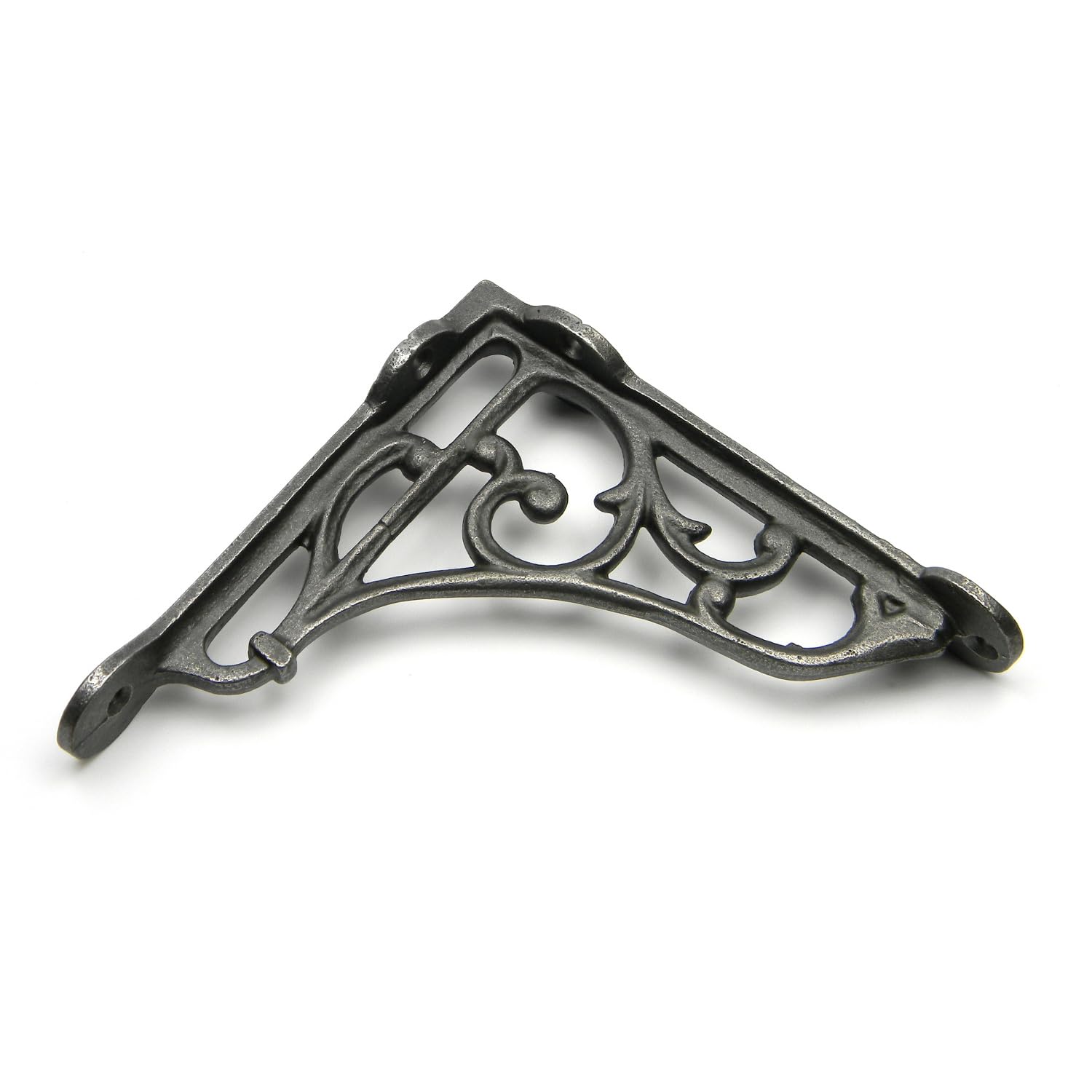 Oakcrafts Cast Iron Pair Of Antique Victorian Style Heritage Shelf Brackets - 125Mm X 125Mm