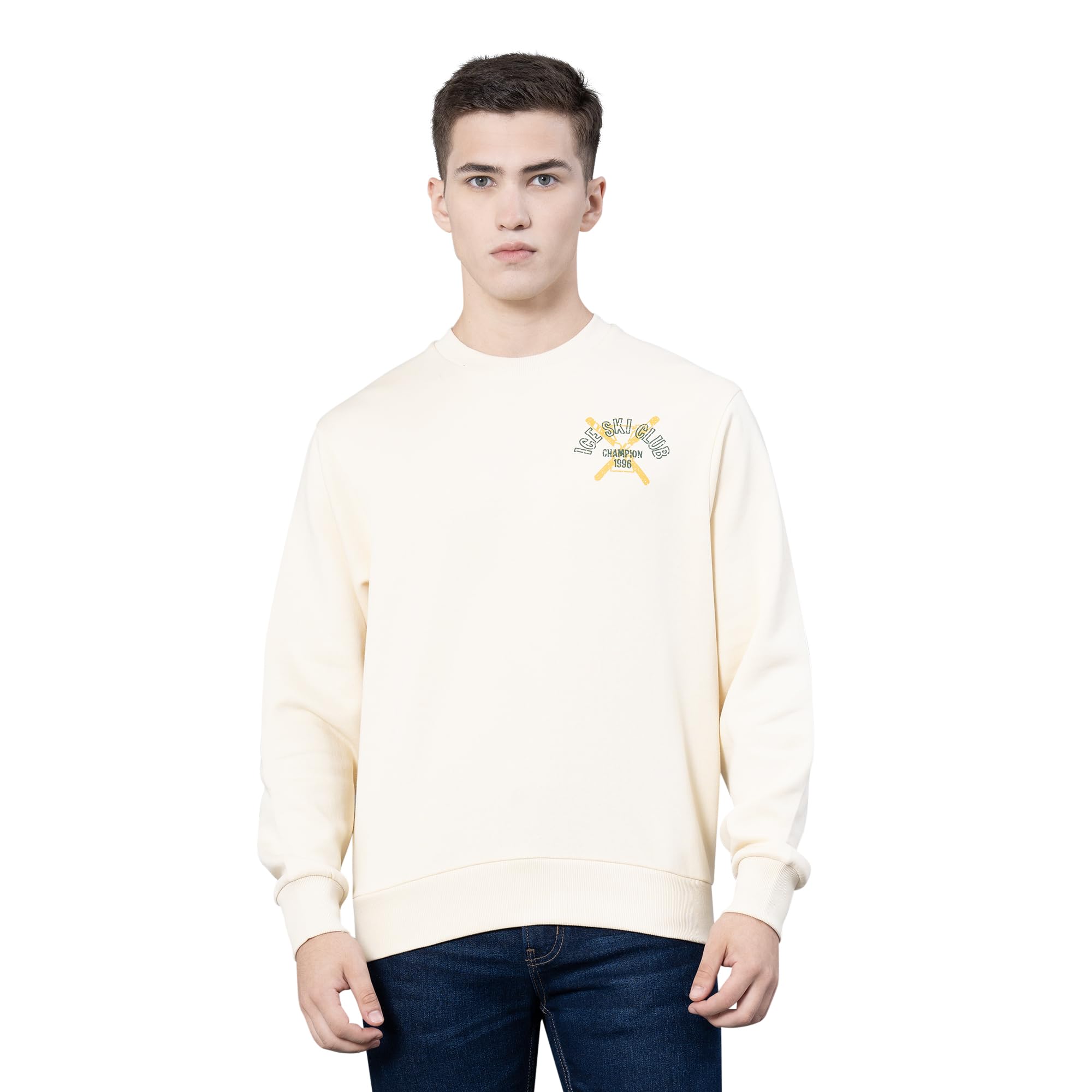 red tape Cotton Blend Round Neck Graphic Sweatshirt For Men | Smart Look | Everyday Comfort-picture-41