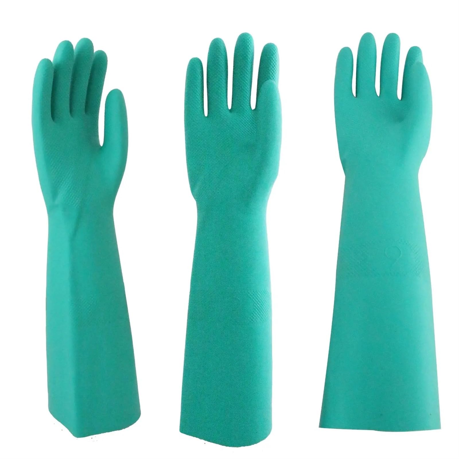 Guantes Limpieza Guantes de látex Reutilizables for Lavar Platos de Cocina y hogar Guantes de Goma Reutilizables for Lavar Platos(White,Extra Large)