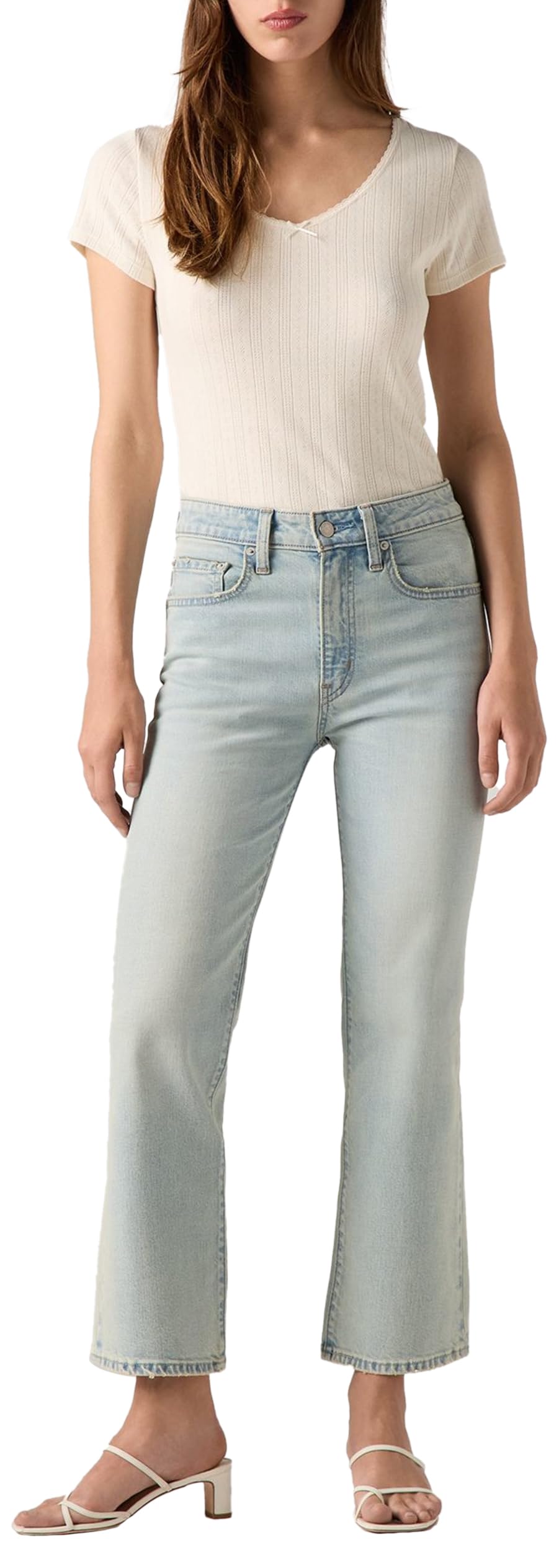 Levi's Damen Jeans 725 Authentic Kick Bootcut Ankle