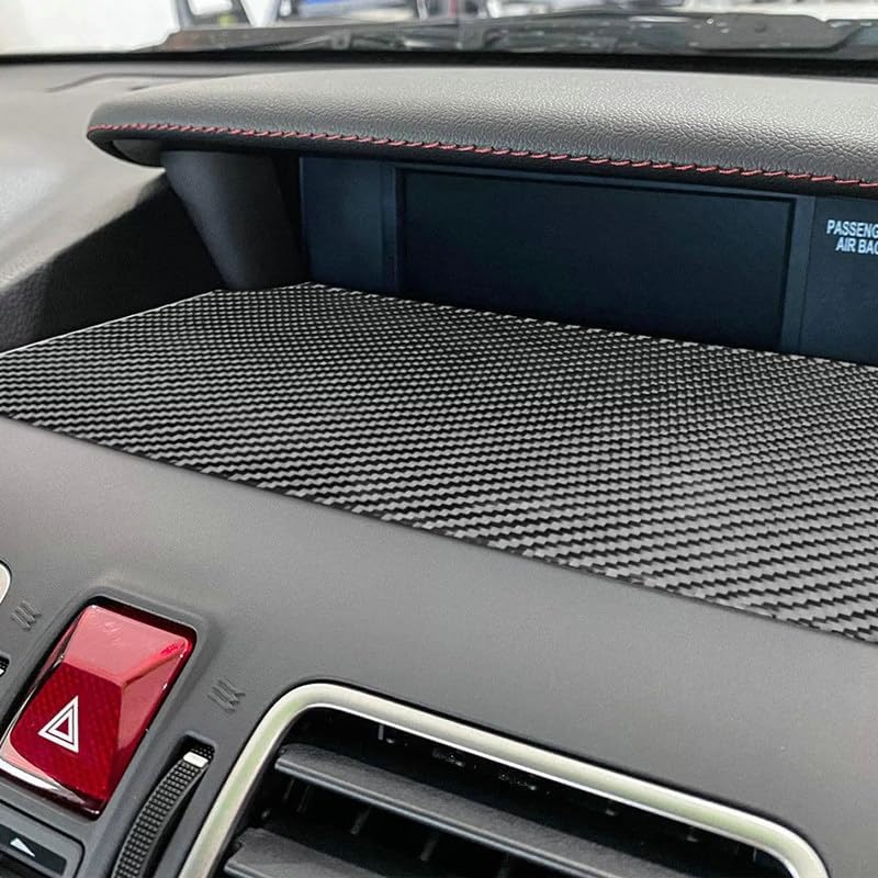 Dash Center Display Base Panel Trim for Subaru WRX/STI 2015-2021 Carbon Fiber Interior Decoration Accessories image 5