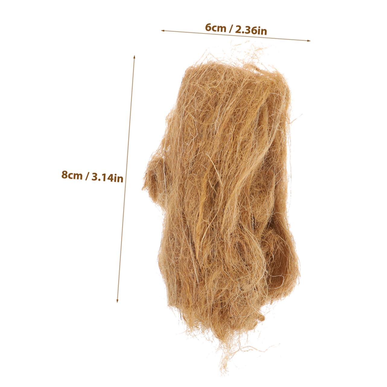 HANABASS Pack Jute Silk Fire-Making Tool Natural Outdoor Fire Starters for BBQ Camping Hiking