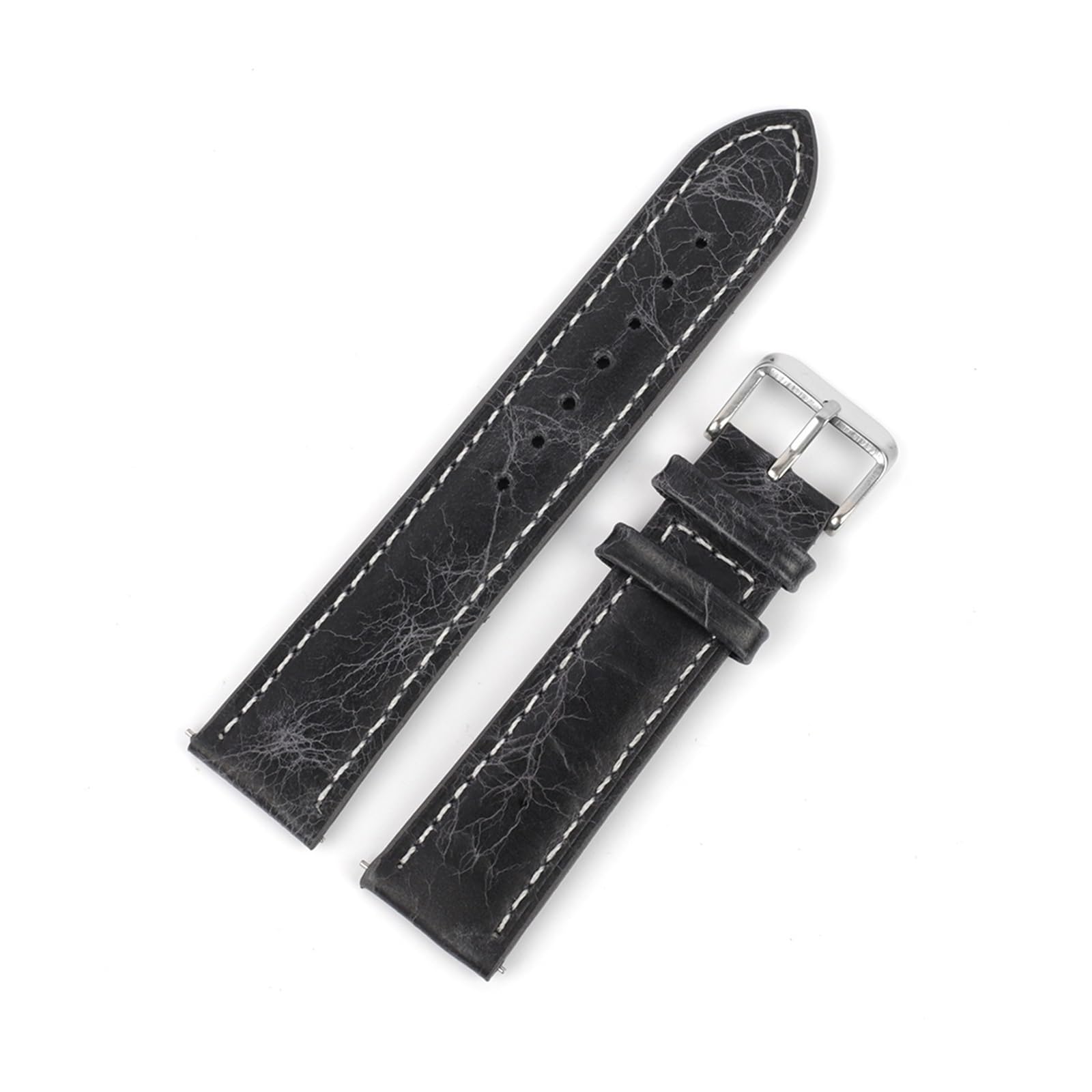 Correa de reloj de cuero resistente SiChouwz con hebilla de acero reforzada 7