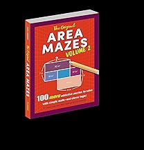 The Original Area Mazes, Volume Two: 100 More Addictive Puzzles to Solve with Simple Math―and Clever Logic!