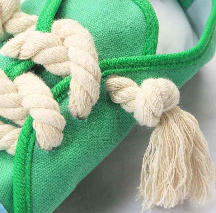 Juguete para perro Glow Pups zapato plush con chirriador, pack 2 miniatura 3