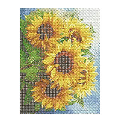 Ajcoflt Kit de pintura diamante 5D DIY 14 * 18 polegadas / 35 * 45 cm Broca completa DIY pintura dia