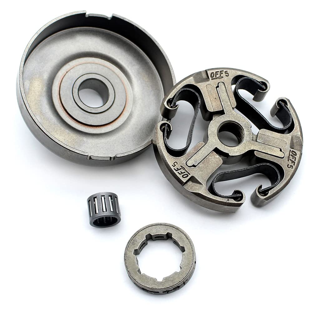 Tambor de Embrague con Kit de piñón de llanta de 3/8 "-7T for H 362 365 371 372 372XP 570 575 Reemplazo de Motosierra 503744401 Parte