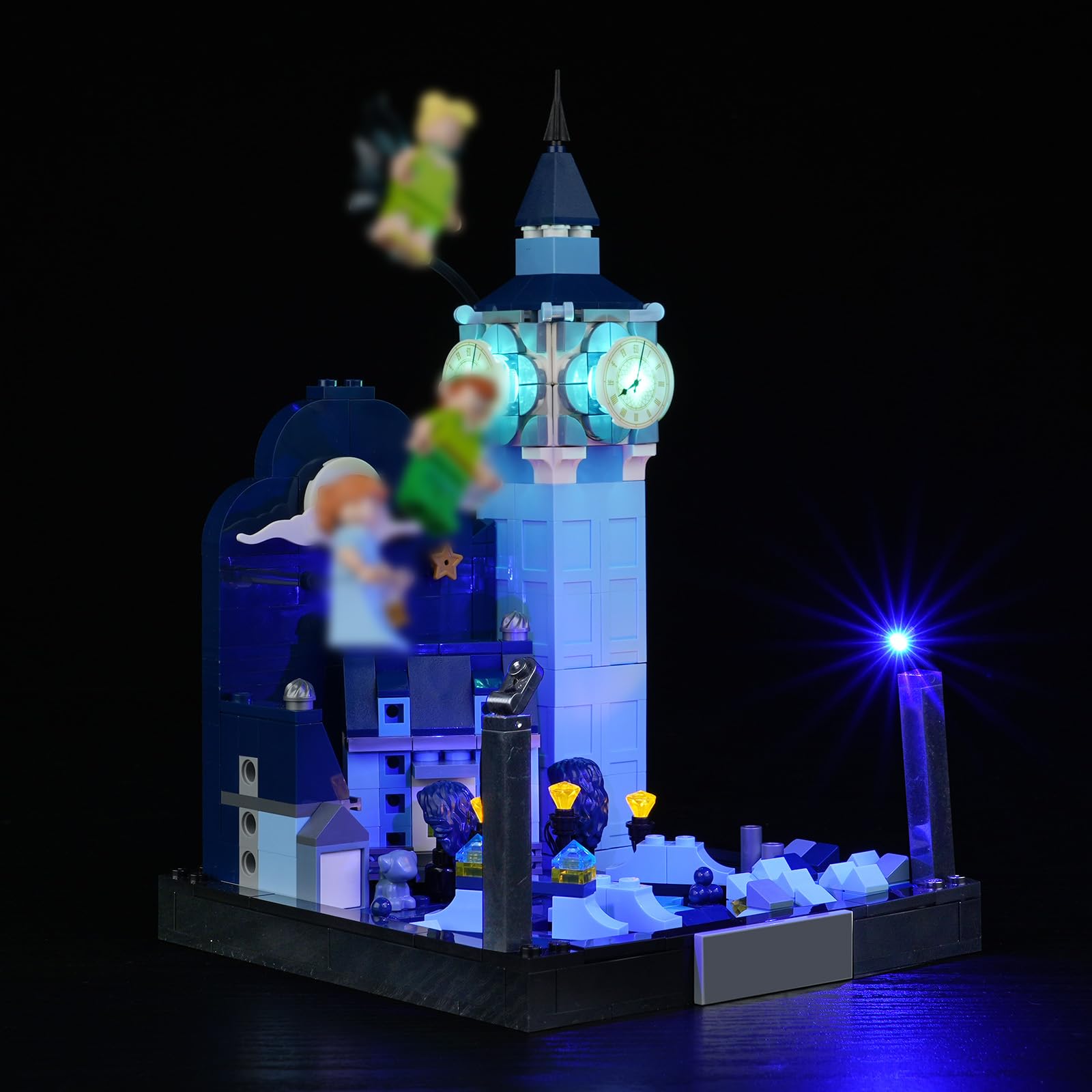 DALDED LED Lighting Kit for Lego Peter Pan & Wendy's Flight Over London, LED Light Compatible with 43232 Building Block Models (Not Include Lego Set)