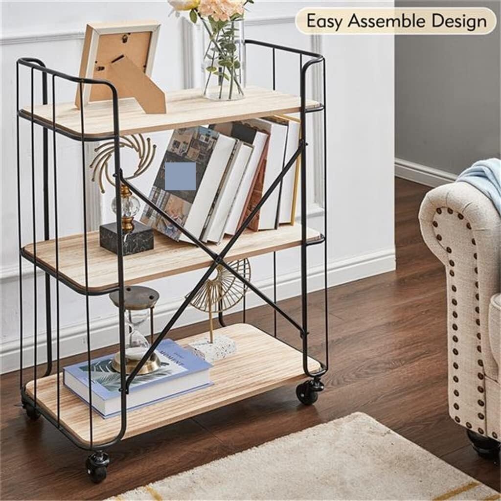 Carrelli da Cucina Carrello Da Cucina Carrello Multiuso A 3 Livelli Scaffale Per Scaffali Per Scaffali Per Libri A Rotelle Vintage Per Soggiorno Carrello Bagno Carrello libri