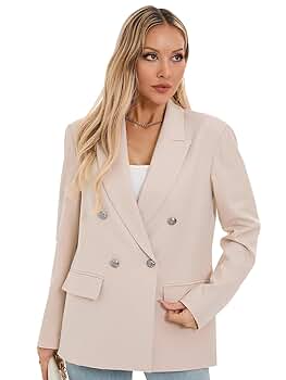 ジャケット・アウター EXTRA OVERSIZED DOUBLE BREASTED JACKET LUENNA】Oversized Double Breasted Jacket / オーバーサイズ