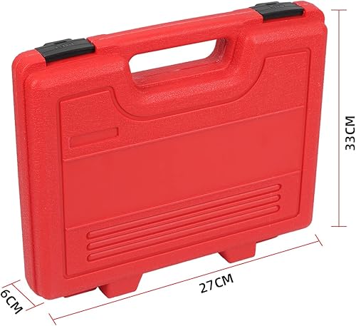 Miniatura 7 de CMTOOL Kit de probador de presión trasera de escape con funda de transporte, medidor de presión trasera de escape con manguera de 6 pies, probador