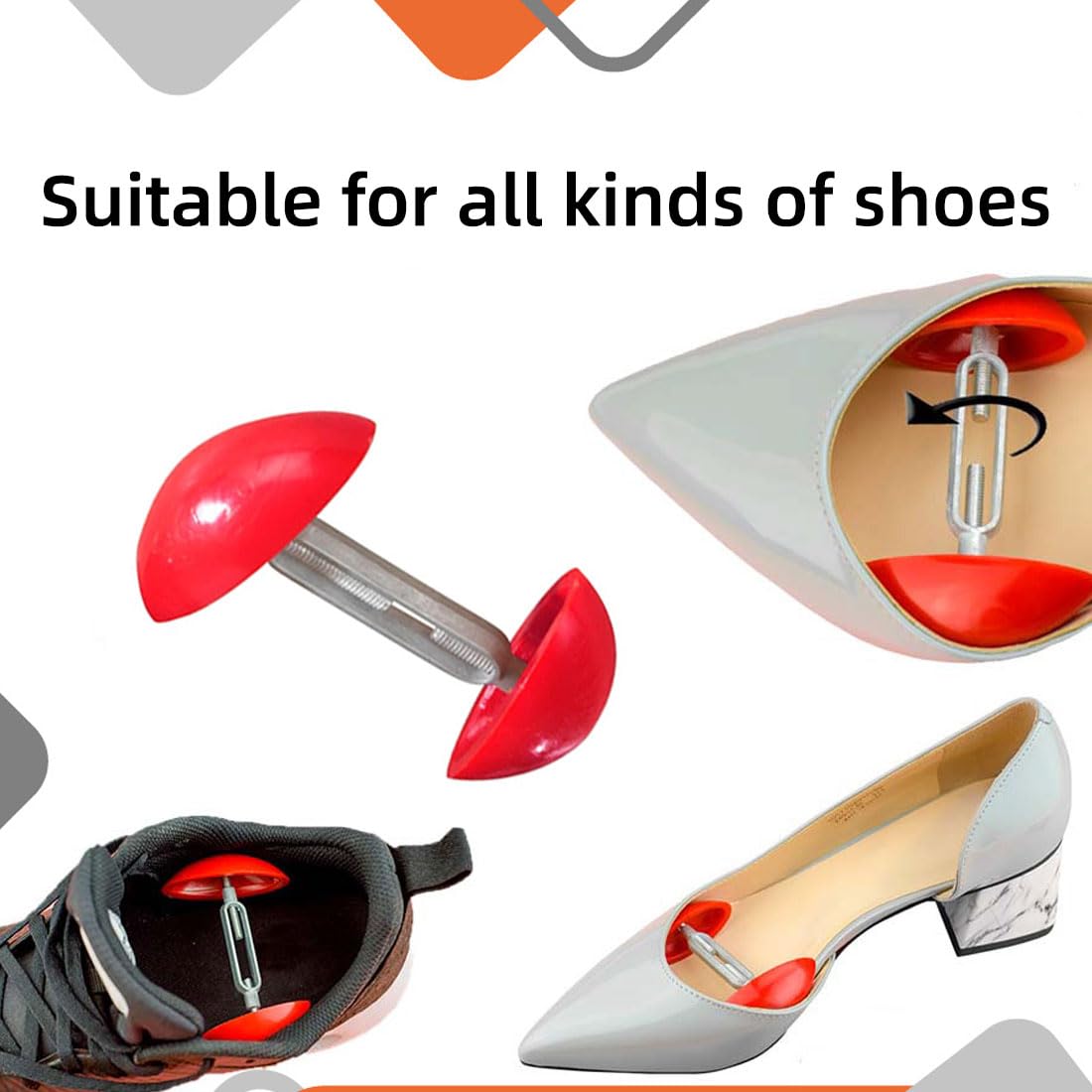 Dilatador Zapatos Hormas Ajustables Para Zapatos Extensores De