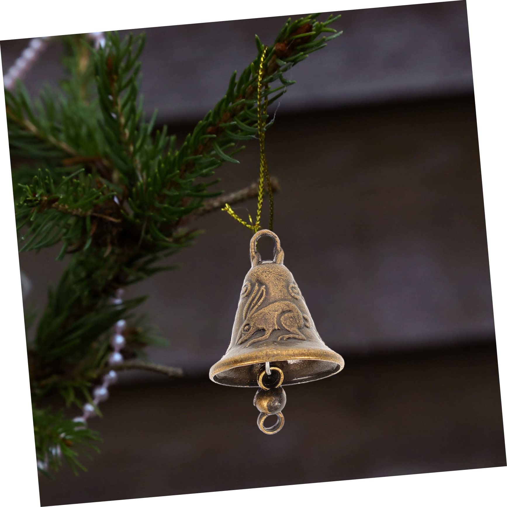 COLLBATH Antique Bell Feng Shui Wind Chime Small Metal Jingle Bell Hanging Pendant Random Style for Car Home Door Decoration - Image 3