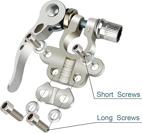 Miniatura 4 de ZONBANG - 2 conectores de terminal de batería terminales de batería de desconexión rápida de 4 vías extremos de cable de batería negativa positiva