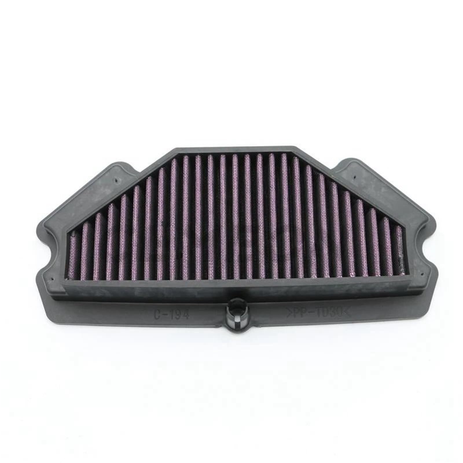 Struttura interna rigida‌ Adatto per Kawasaki ER-6N ER-6F EX650 NINJA 2012-2018 2017 2016 2015 2014 2013 Filtro aria flusso moto Stile aria