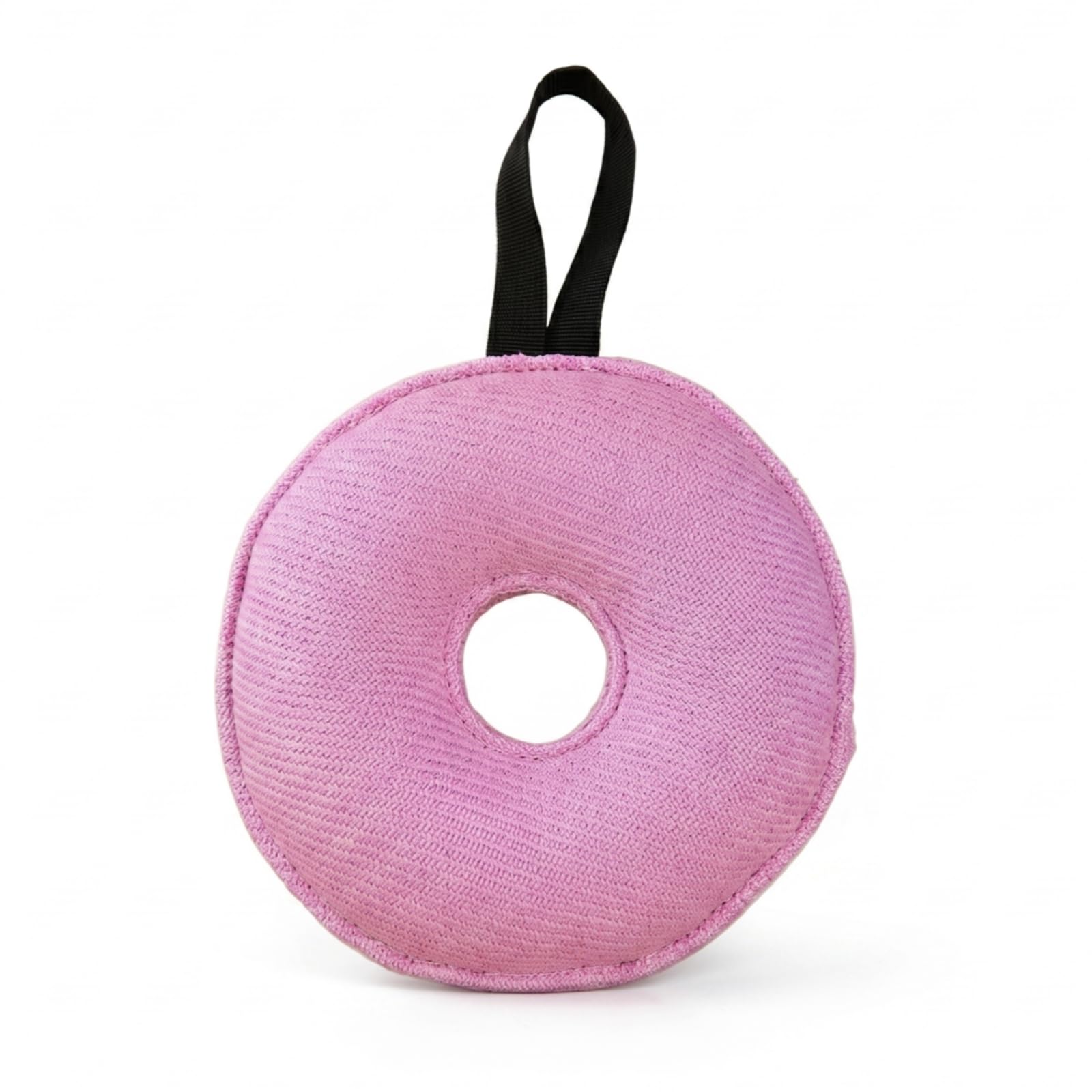 Milageto Dispositivo de Entrenamiento de Mordedor para Perros Anillo O Juguete Acolchado de Poliéster con Asa para Lanzar y Llevar Adecuado para Juego Activo Adiestramiento Viajes Uso Diario 20cm