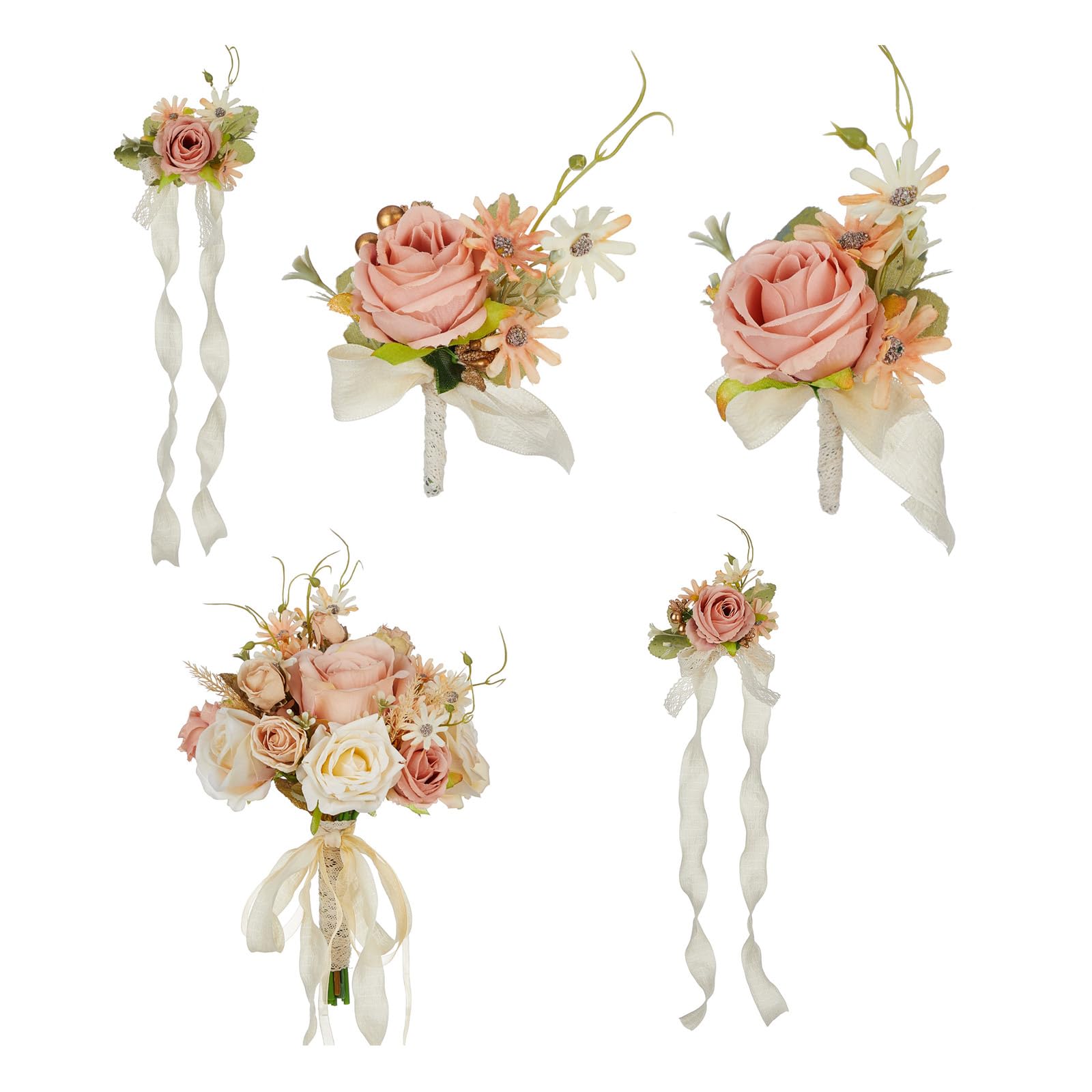 Bouquets de mariée artificiels uniques fleurs de mariage et décoration maison durables
