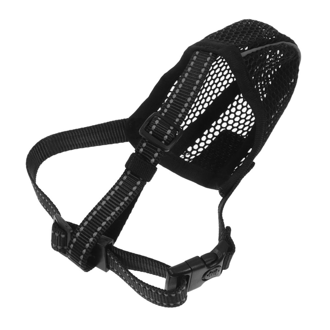 ERINGOGO Dog Muzzle Breathable Adjustable Pet Mask for Biting and Scavenging Protection Soft Mesh Design for Comfort and Durability for Various Dog Easy to Use and Clean