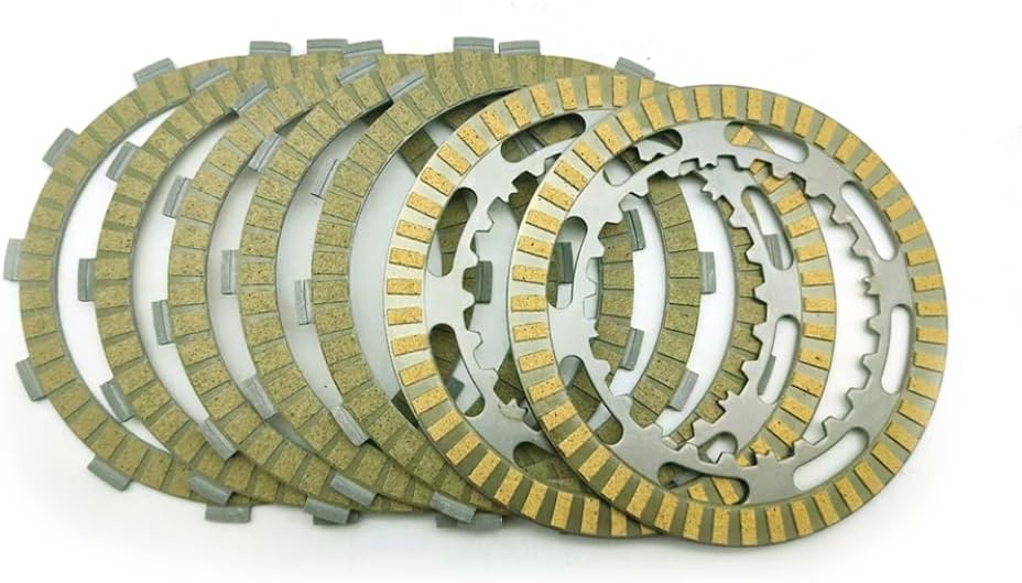 Clutch Plate Friction Disc Kit Compatible with AN650 SKYWAVE Motorcycle Engine Parts Replacement