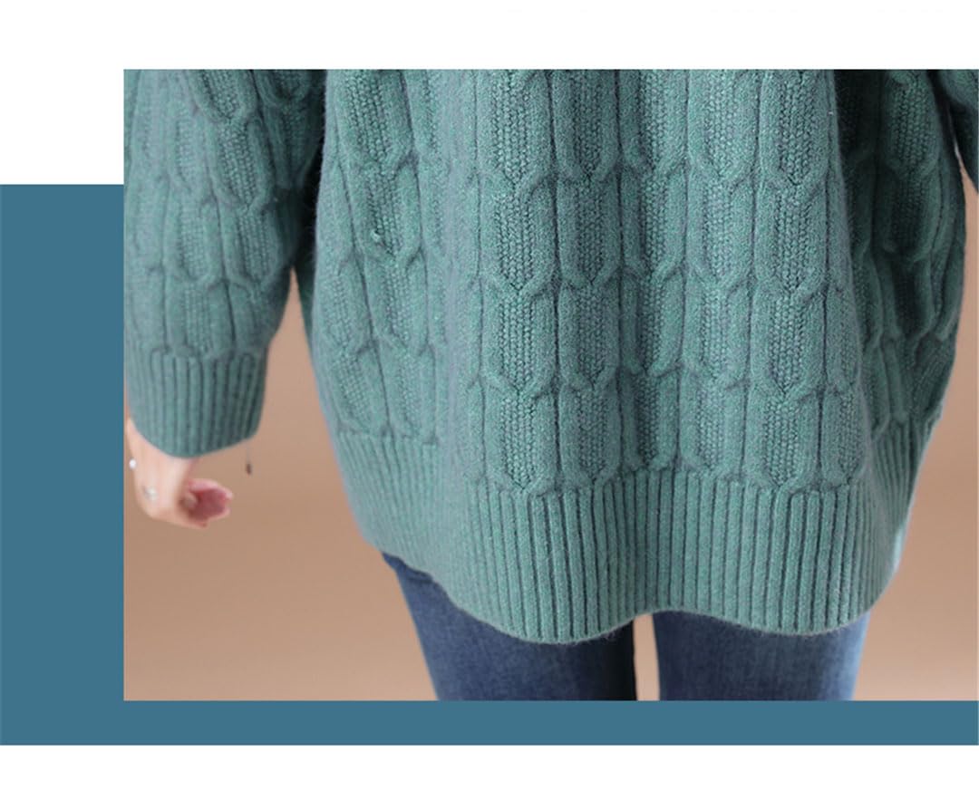 Vogrtcc Cárdigan con Frente Abierto para Mujer, Suéter con Botones, Cárdigan De Longitud Media, Chaqueta De Punto, Abrigo