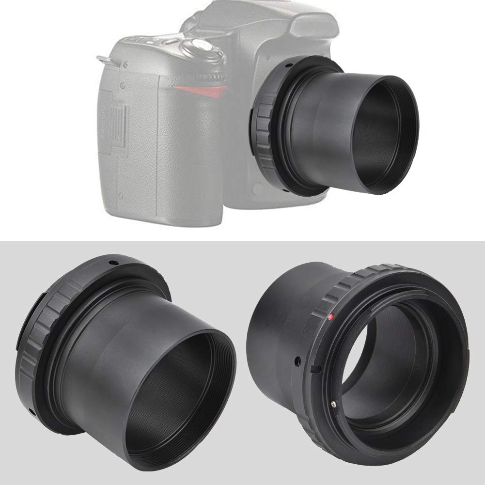 Mugast Anello Adattatore per telescopio T2-EOS, Anello Adattatore per Obiettivo in Metallo per telescopi da 2 Pollici per Attacco Canon EOS
