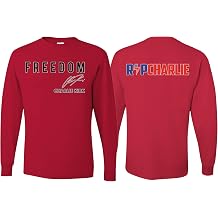 wild custom apparel Rip FRONT & BACK, Red, Medium