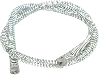 Aexit Manganese Steel Home Hardware Drain Auger Spring Cleaner Cable 1/2-inch by 3.3-Feet Model:54as584qo517