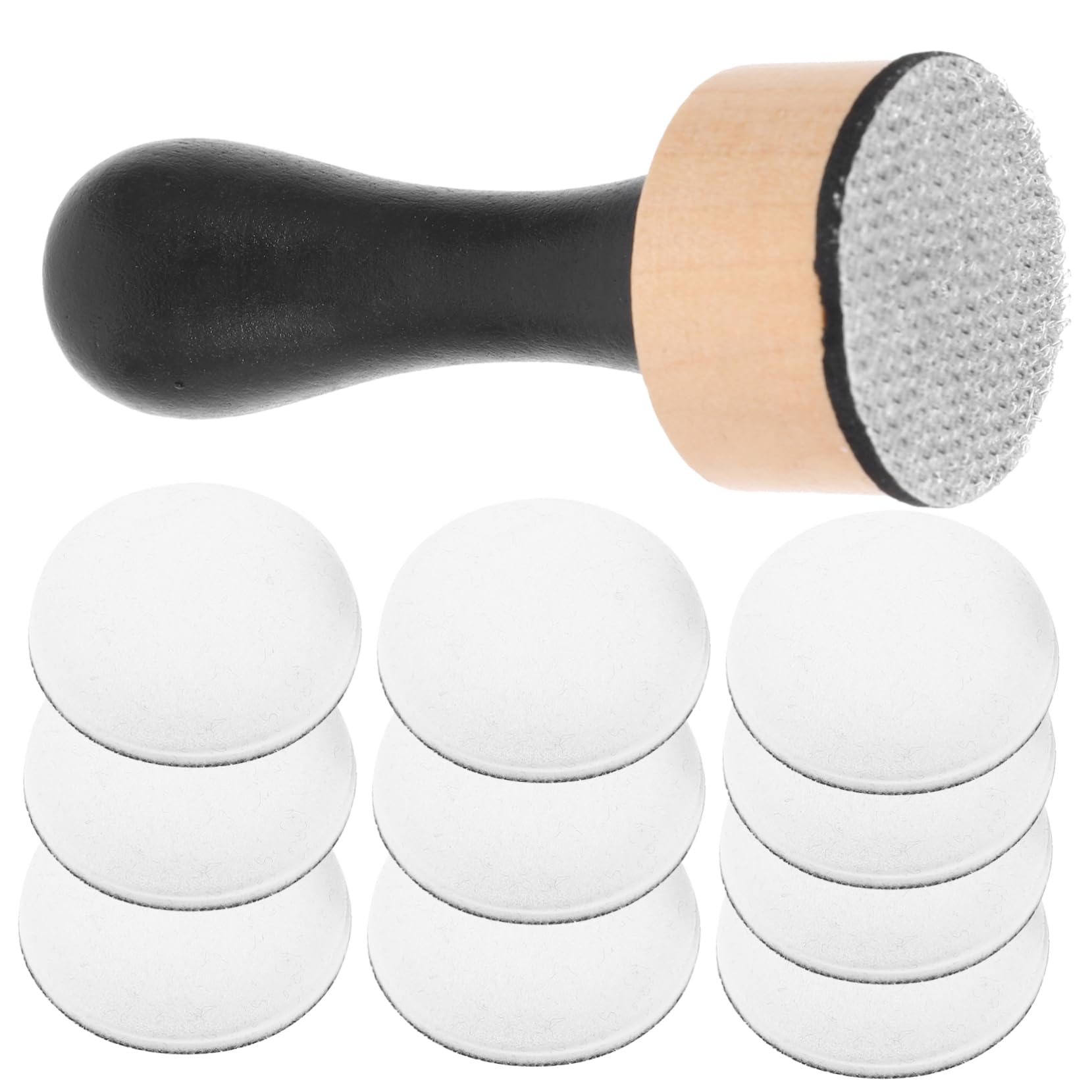 DOITOOL 5 Ensembles Set Éponge à Peindre Forme de Tampon pour Outils de Peinture de Dessin pour Créativité pour Projets DIY Éducation Précoce Manche Éponges