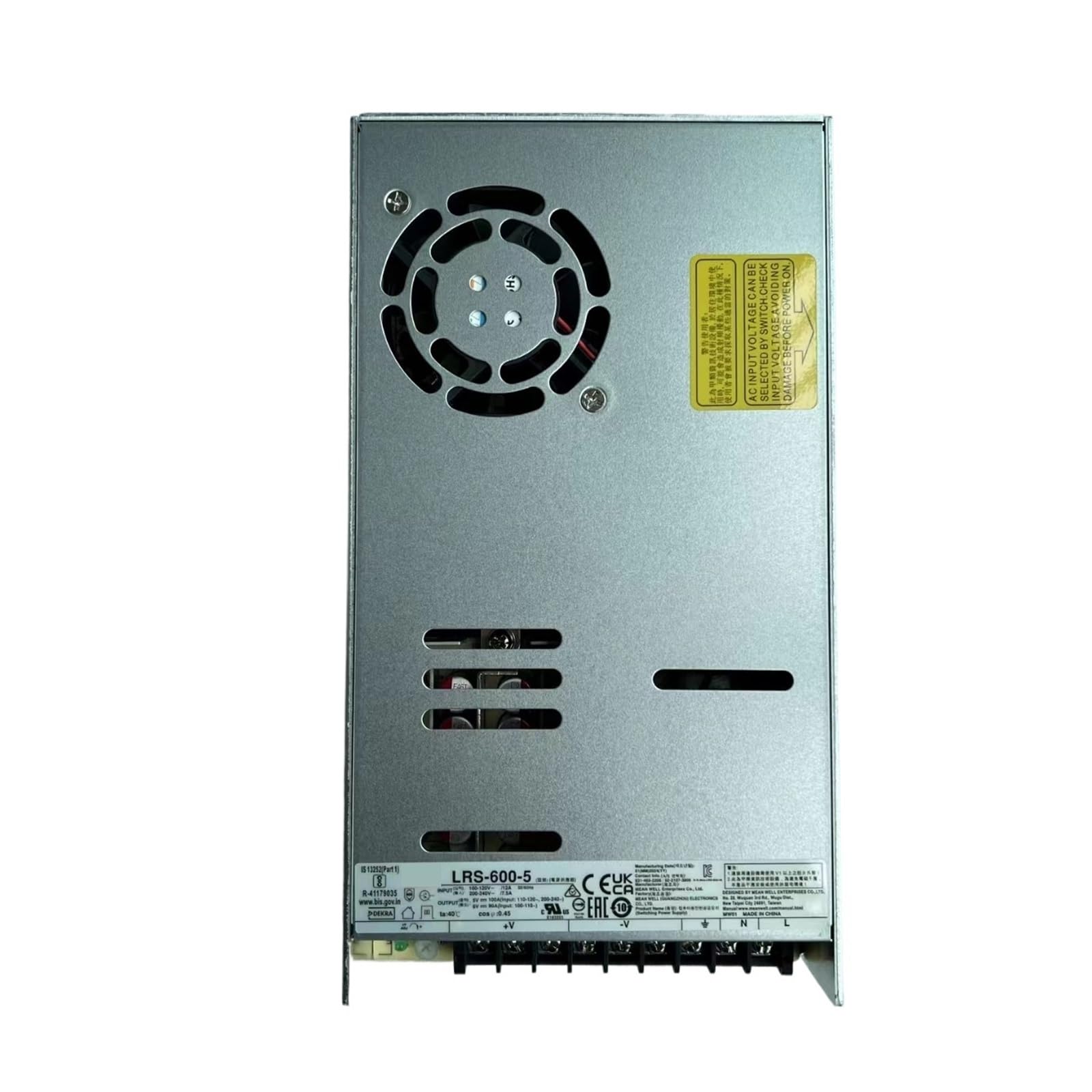 BRODEFUP 600W Single Output Switching Power Supply LRS-600 5V 12V 15V 24V 27V 36V 48V(LRS-600-48)