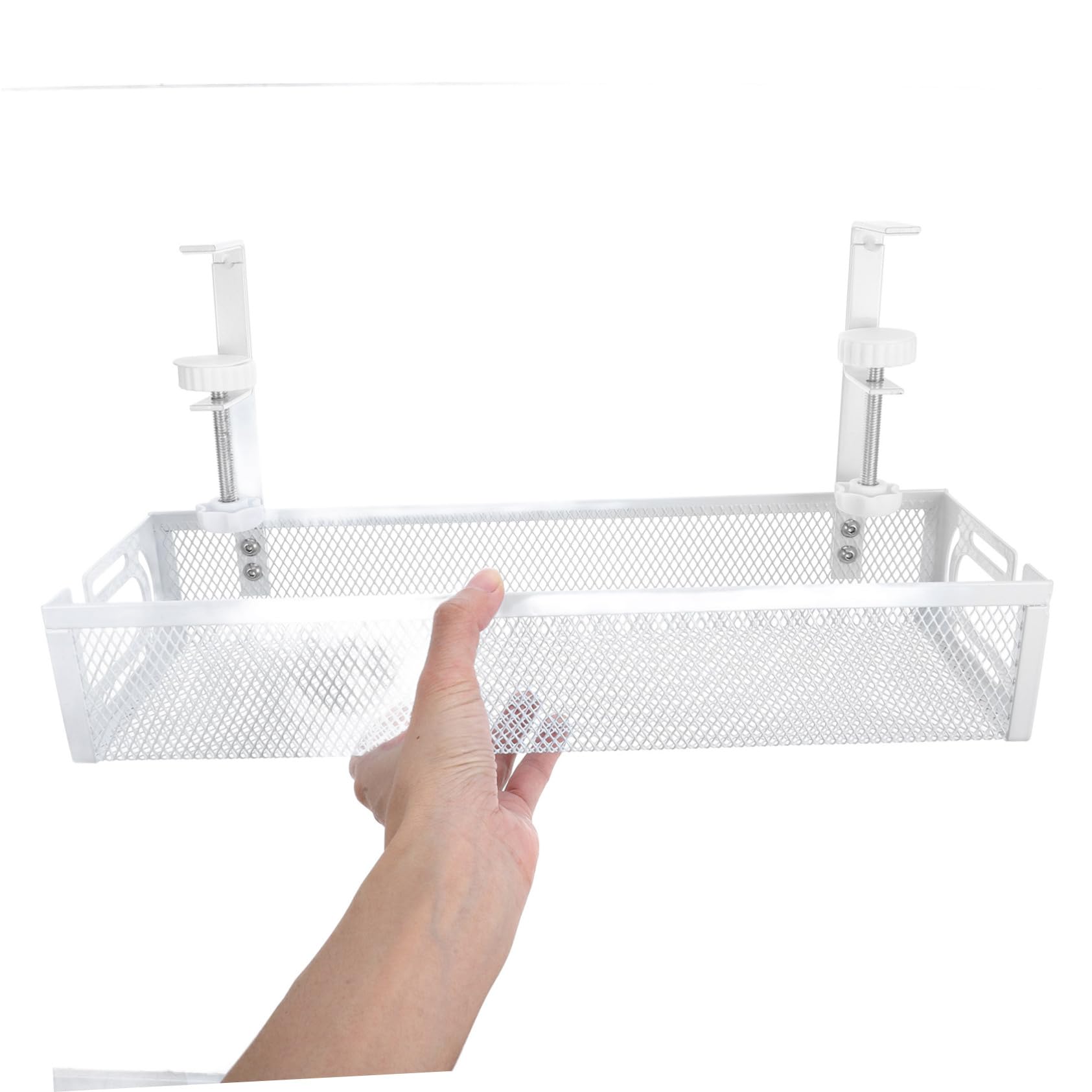 NUOBESTY Estante De Almacenamiento Para Gestión De Cables Organizador De Cables Debajo Del Escritorio De Soporte De Escritorio