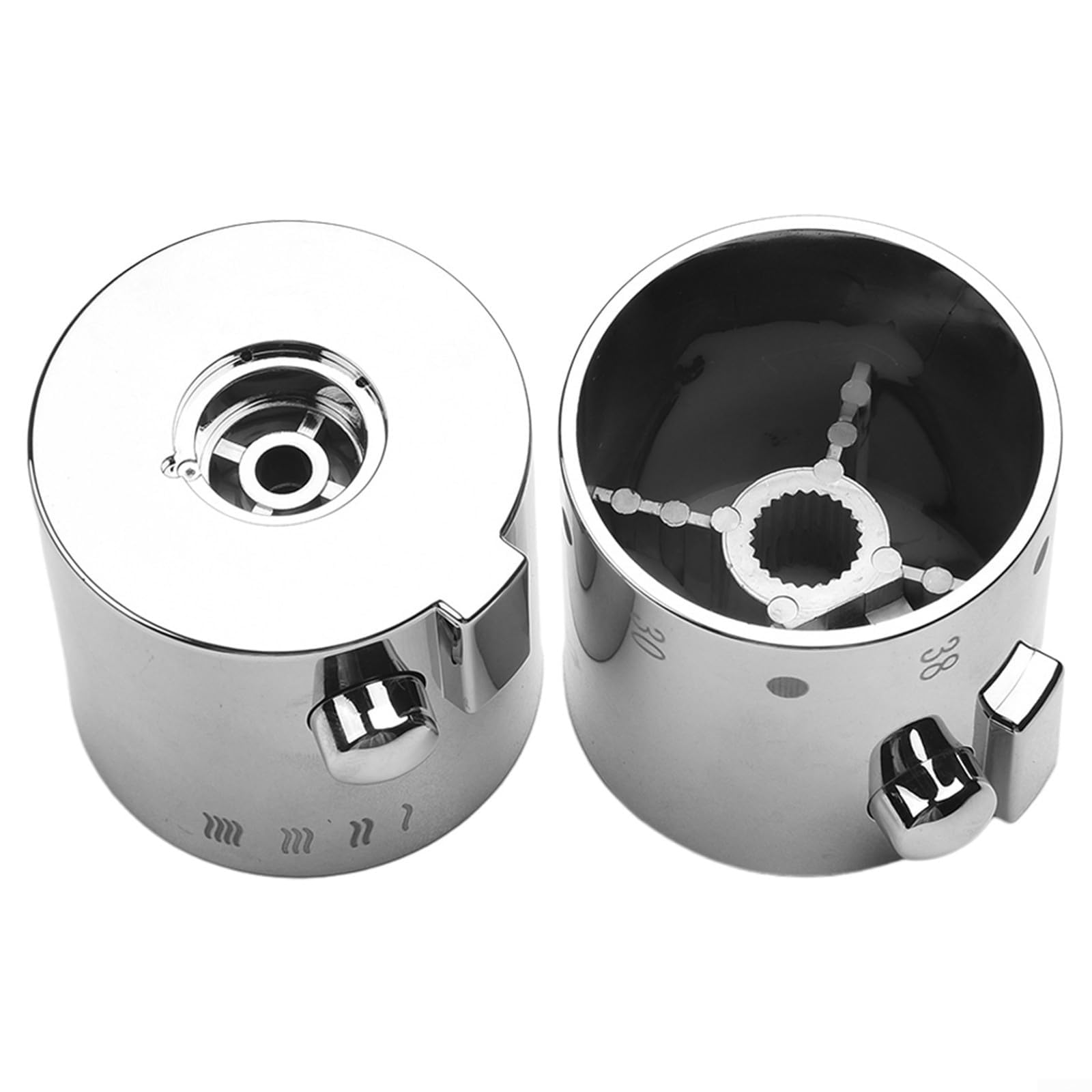 2 Pezzi Maniglie Rubinetto in Plastica per Doccia e Vasca Rubinetto Maniglie Caldo e Freddo Sostituzione Rubinetti Maniglie Cucina e Bagno Accessori