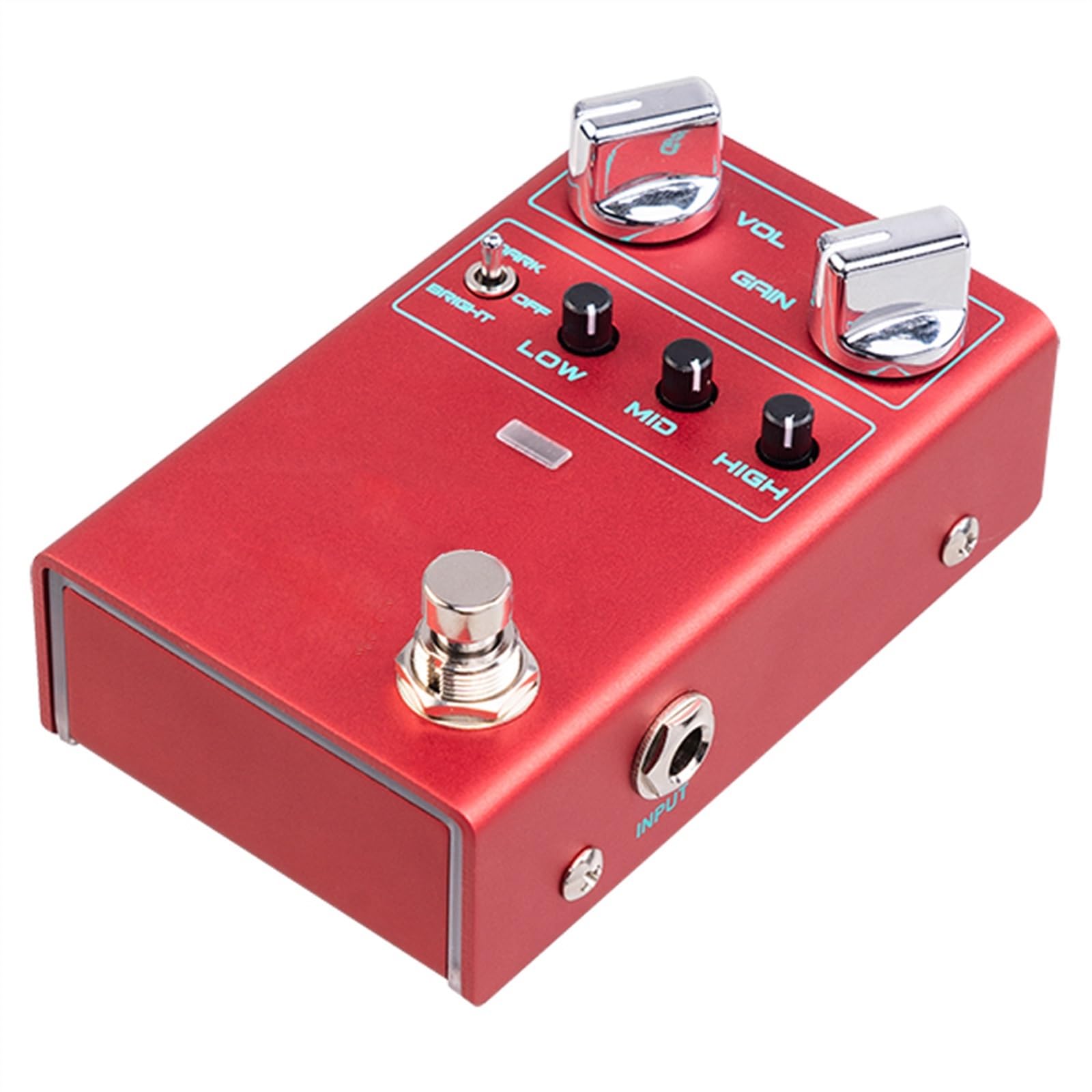 modulacyjny pedał gitarowy Pedał Zniekształceń O Wysokim Wzmocnieniu Metalowy Pedał Efektów Do Gitary Elektrycznej Akcesoria Do Gitar