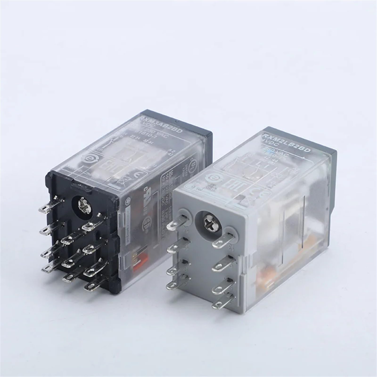 JFQOWCMP RXM2LB2BD intermediate relay RXM4LB2BD small RXM4AB2BD pin 8 14(With base,RXM2LB2BD DC24V 8P)