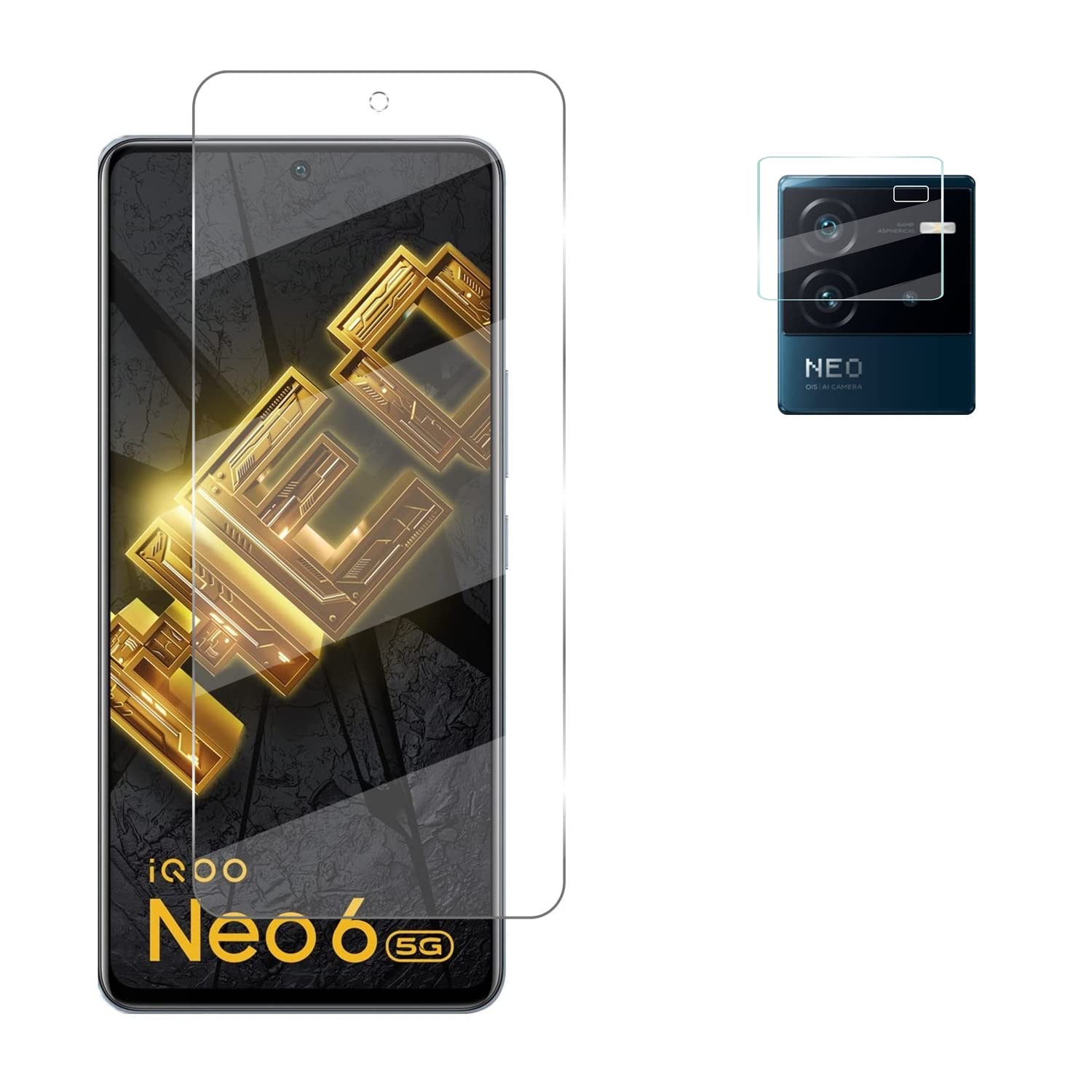 Wisely 2in1 Impossible Unbreakable Camera Lens Nano Glass + Front Guard Screen Protector for iQOO Neo 6 5G Anti Scratch Flexible Screen Guard HD Clear (B0B5HHW3QT) Amazon Price History, Amazon Price Tracker