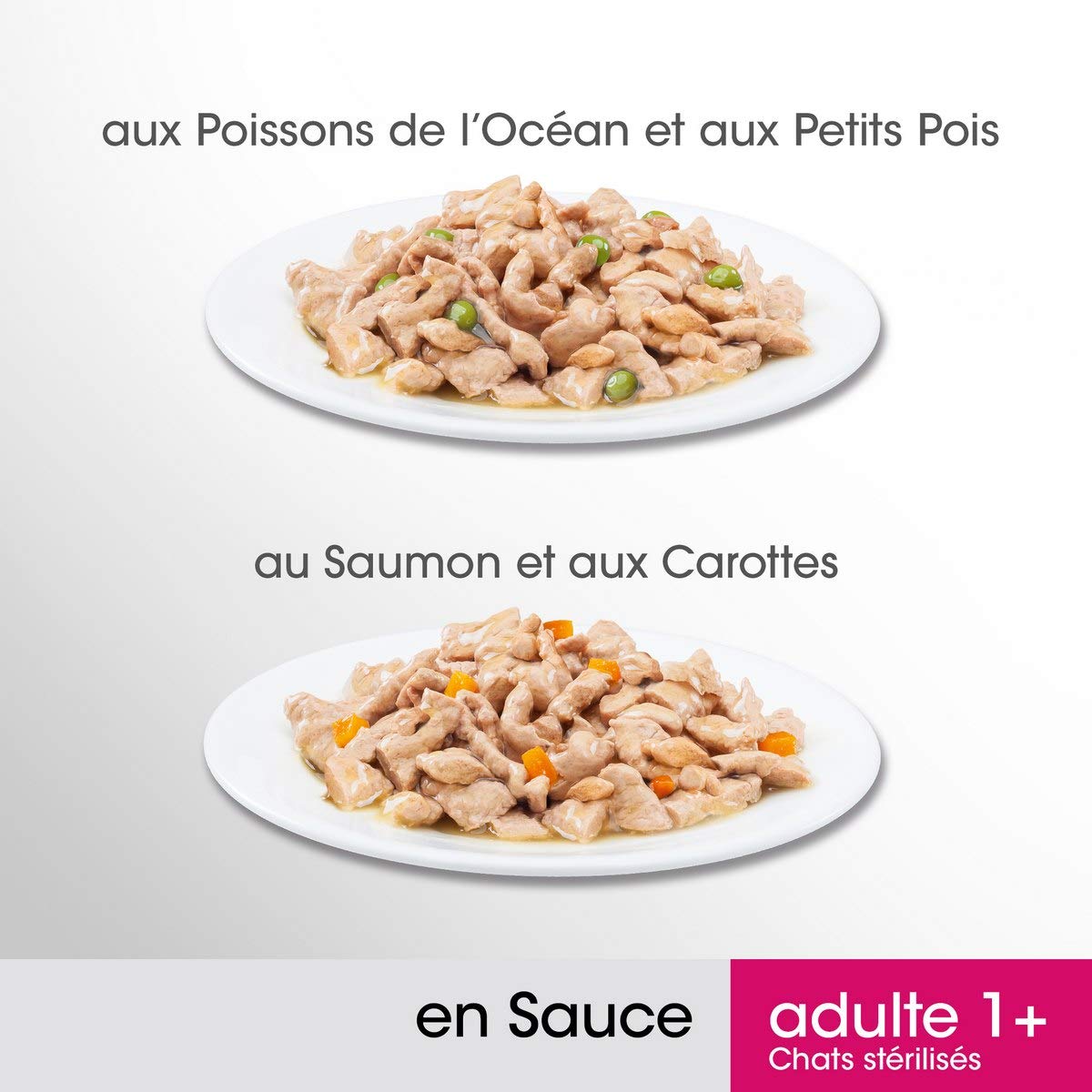PERFECT FIT Pack de 13 Stérilisé Sachets Fraîcheur en Sauce aux Poissons pour Chat Adulte 4 x 85 g