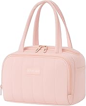 Insulated Lunch Bag for Office, School & Travel | Large Capacity Waterproof Cooler Tote with Zipper | Reusable Thermal Food Storage Bag for Men, Women & Kids (Peach Blush)