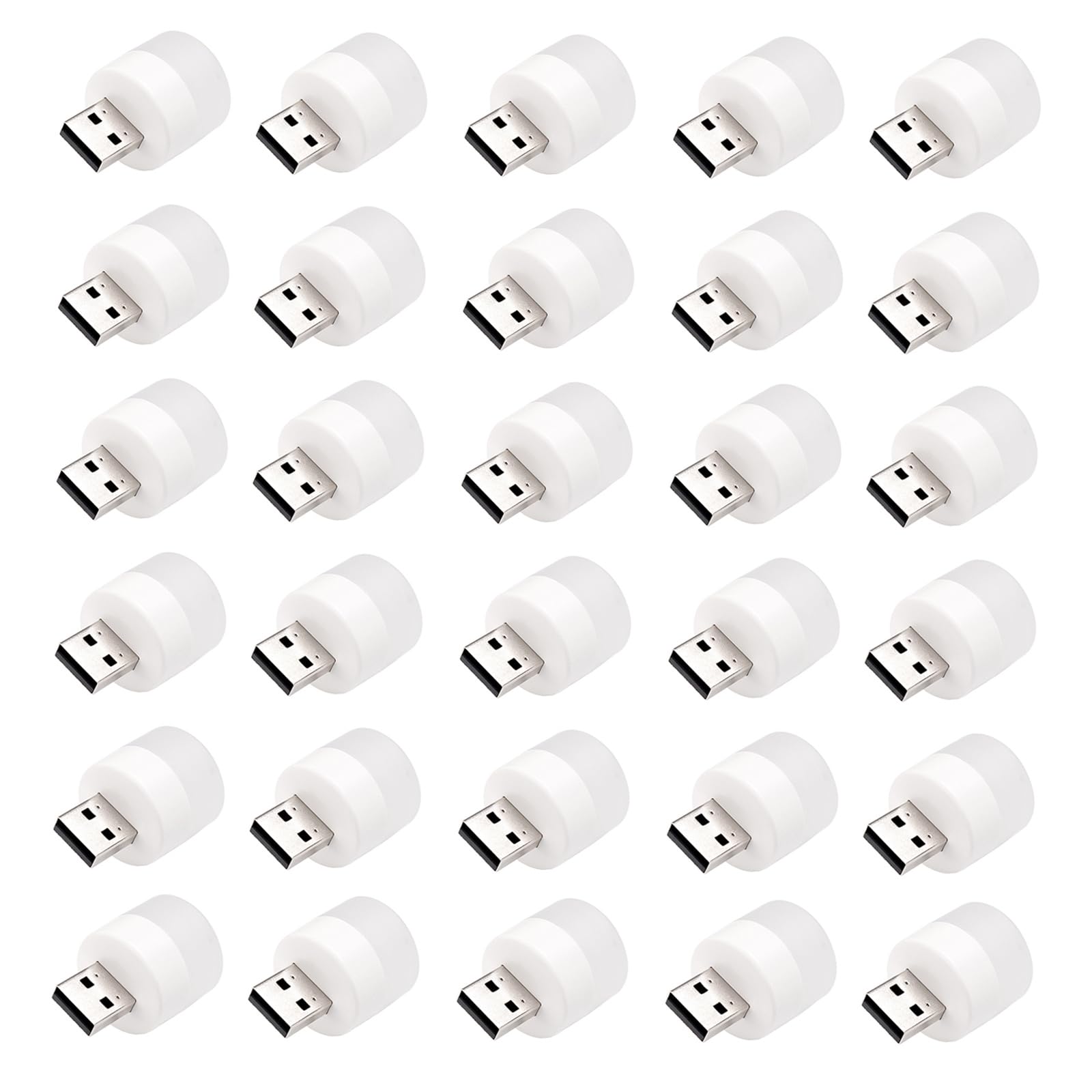 Mini luz USB de noche led para evitar caídas a oscuras pack multicolor 8