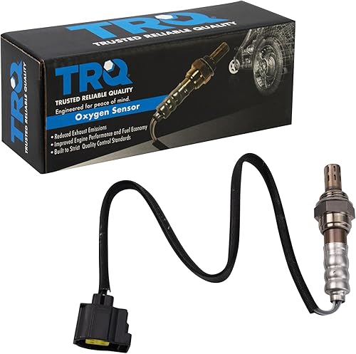 Vista 220 de TRQ Sensor de Oxígeno O2 de 4 Hilos de Banda Estrecha Compatible con VW Atlas 2.0L 2018-21, VW GTI 2.0L 2016-18, Audi A3 Quattro 2.0L 2015-18, VW