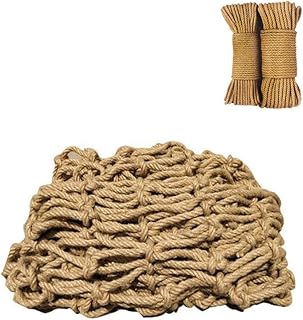 Outdoor Mesh Rope Climbing Netting Heavy Duty Hemp - Child Garden Fence Protection Stair Anti-Fall Jute Decorative Jute Weave Multi-Size Optional Safety Net for Kids (Size : 1×9m)