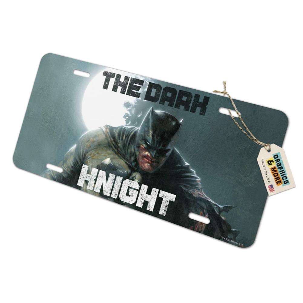 Batman Novelty Metal License Plate - Carbon Fiber Look, 12"x6", Glossy Finish For Car, Truck, SUV (Front/Rear)
