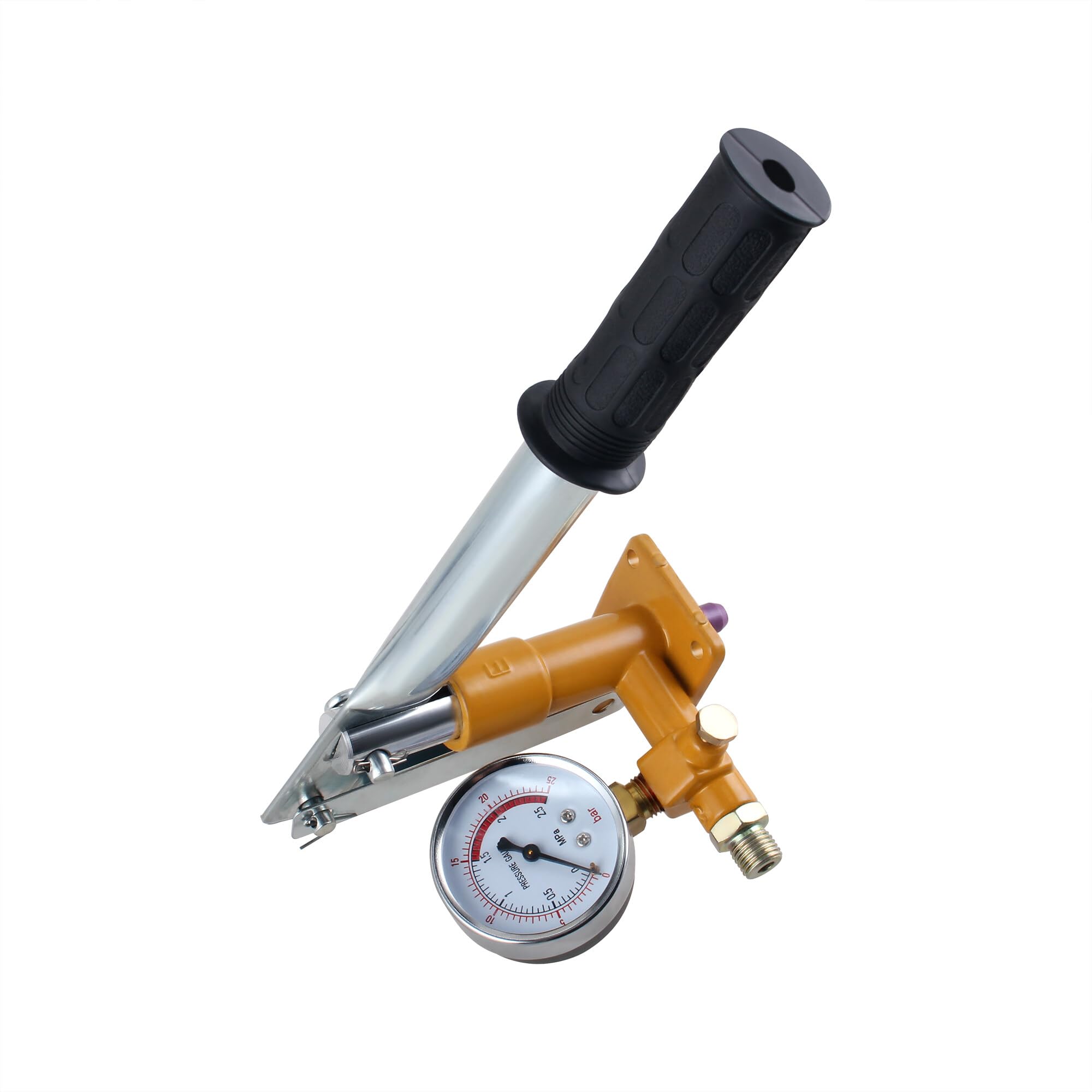 Abdrückpumpe Manuelle, 2.5MPa 25KG Prüfpumpe, Wasserdruckprüfgerät, Befüllpumpe-Set, Heizung Wasser Handpumpe mit 1/2 Hochdruckschlauch für Rohrleitungen Heizung