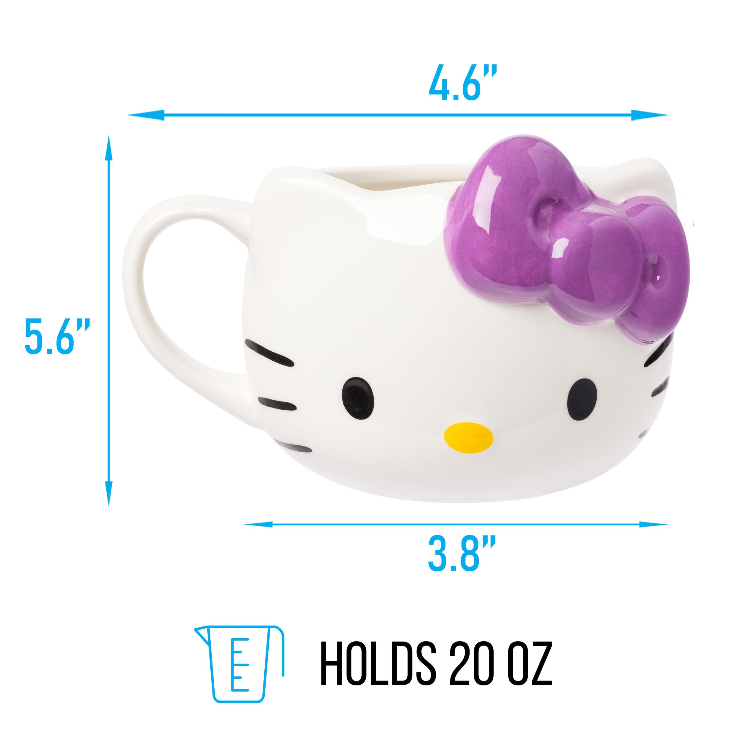 Taza De Cerámica Silver Buffalo Hello Kitty Love In The Air, 500 Ml Venta Internacional Mkp 51781464