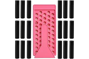 Comprehensive 50-Piece Lip Balm Tray and Spatula Kit