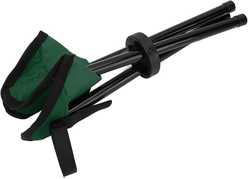 Miniatura 5 de Taburete trípode para camping, portátil, plegable, ligero, para campamento, senderismo, caza, caminar, pesca, viajes