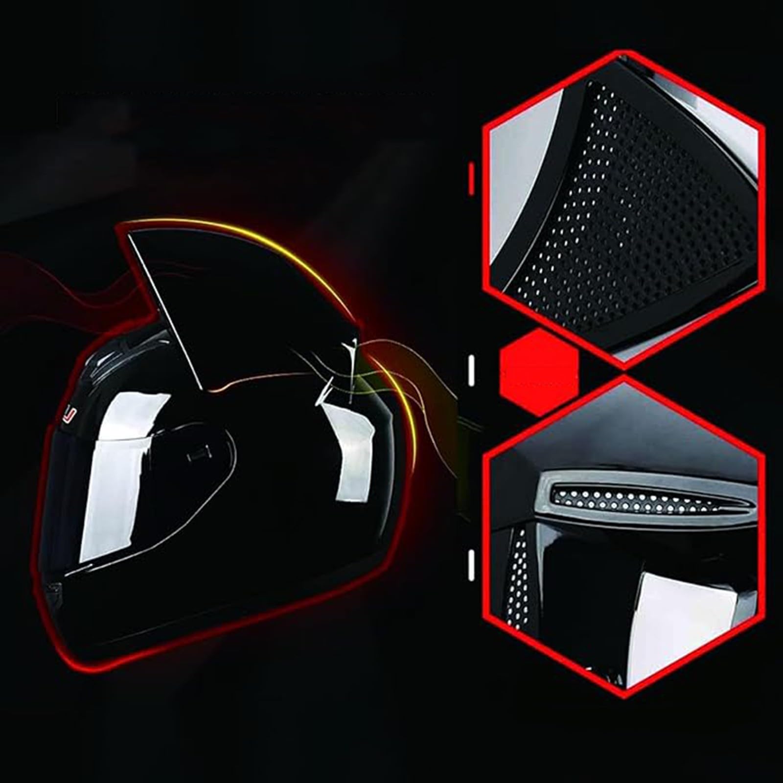Casco da moto con orecchie di gatto, caschi integrali con visiera, caschi da motocross, omologati per uomini e donne adulti, quattro stagioni