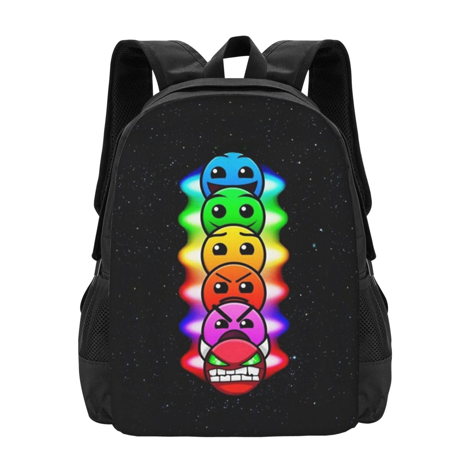 Abdiqjbs Unisex As Pic Geometry Gaming Dash Backpacks For Men Women Book Bag Travel Hiking Camping Work Lightweight Casual Daypack Bookbag 16.5 Inch