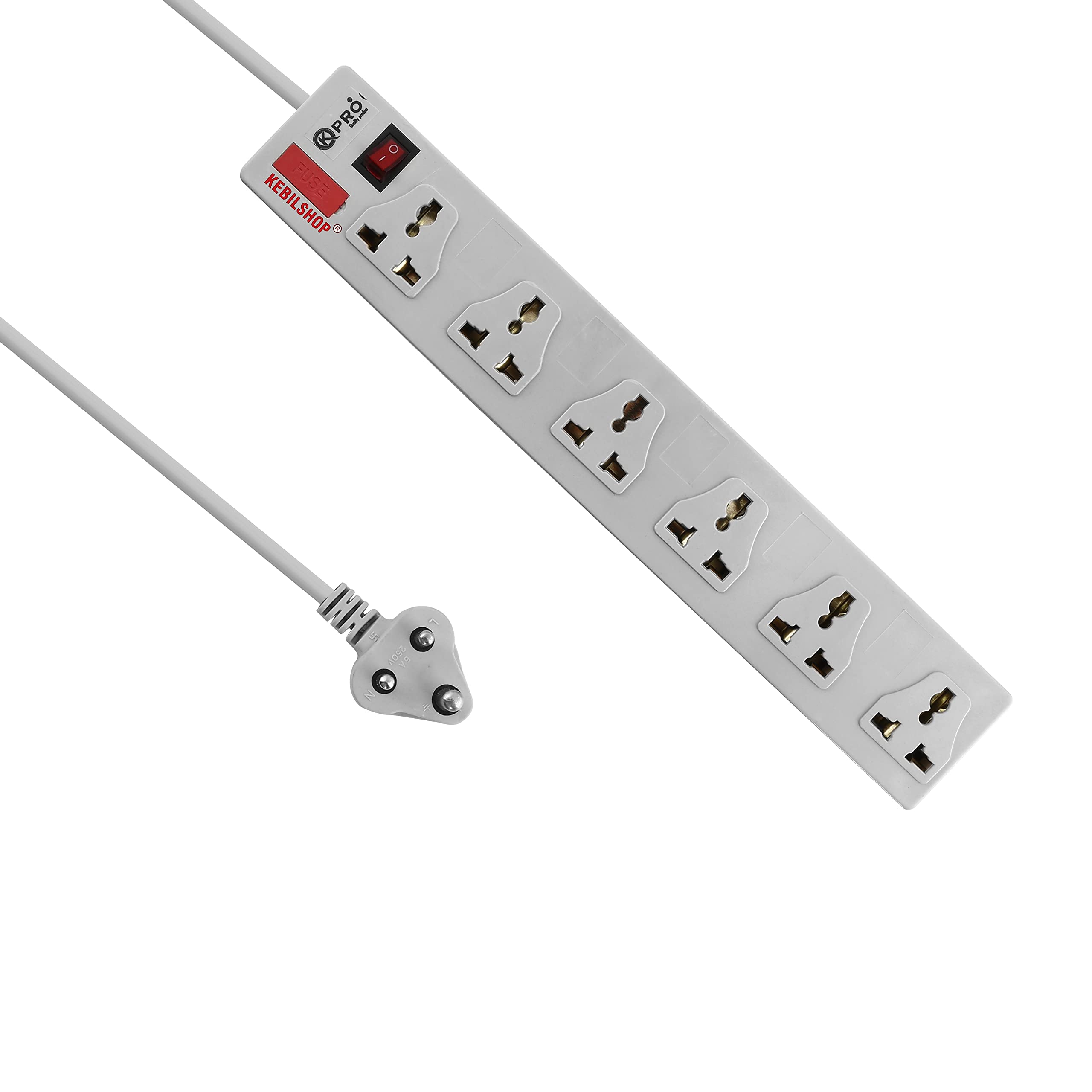 Power Strip, 6-Outlet Extension Board, 4.5 Meter/15 feet Power Cable, Led Indicator Switch,Fuse Protection,Upto 10 Watt, for Home & Office (6 Plug+1 Switch) (B0BBH8GK3K) Amazon Price History, Amazon Price Tracker