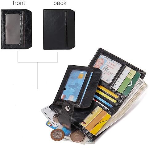 Miniatura 6 de BOSTANTEN Cartera de cuero para mujer, bolso de hombro para oficina, maletín vintage de 15.6 pulgadas y cartera de cuero para mujer, con bloqueo