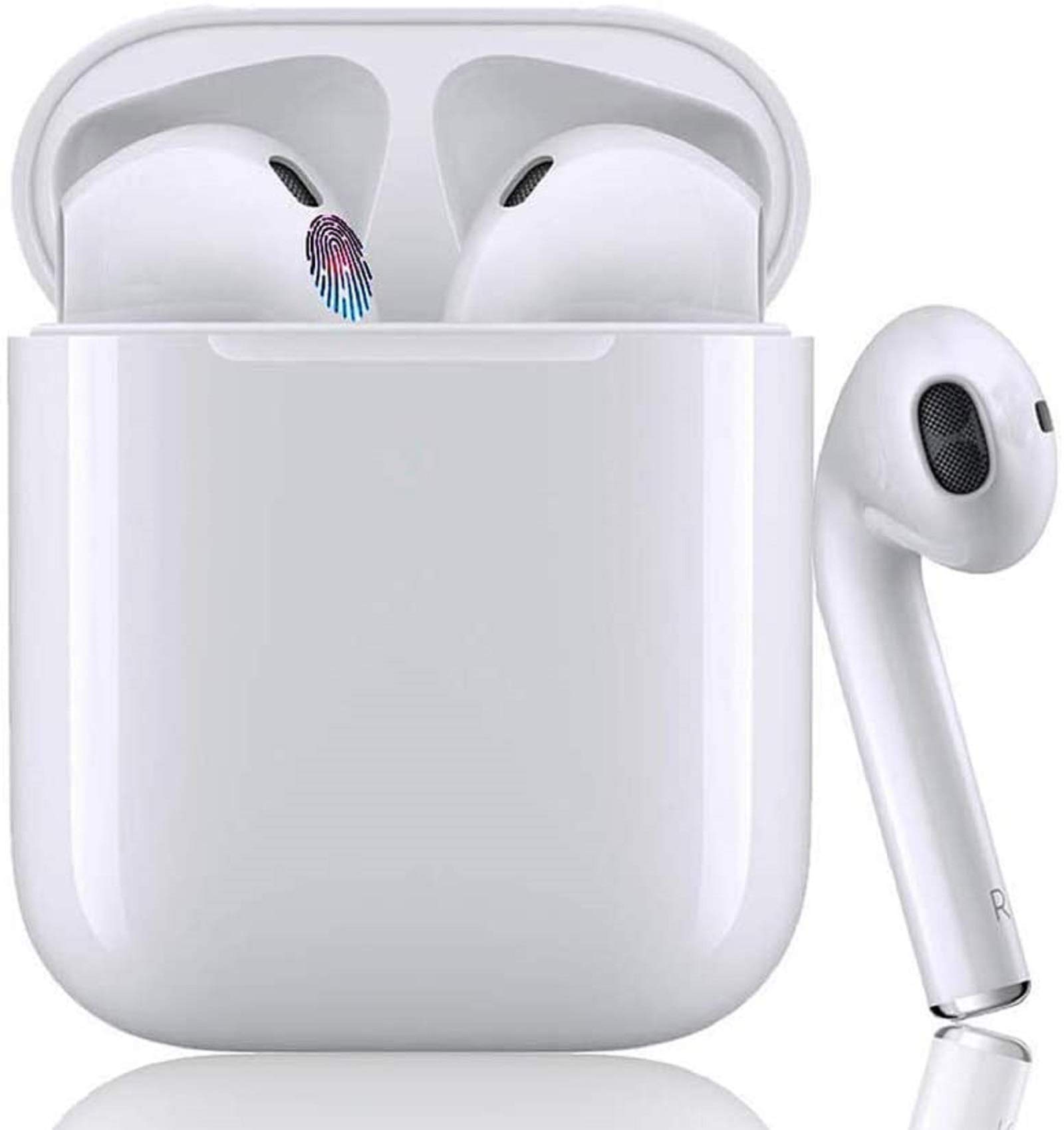 Bluetooth Wireless Earbuds,Air Buds Pods Bluetooth Headphones with  Noise Reduction,in-Ear Ear Buds Sport Headset IPX7 Waterproof Auto Pairing  Fast